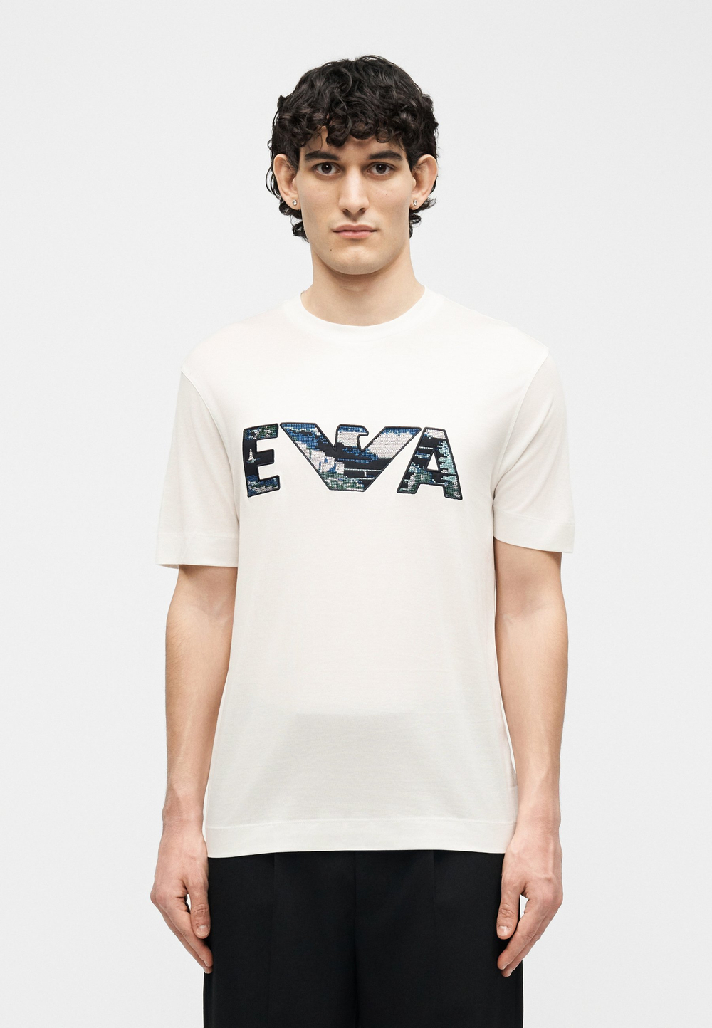 Emporio Armani Футболка с принтом - Белый