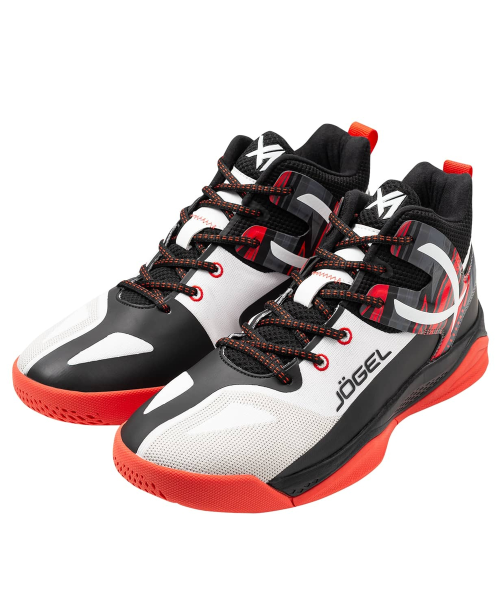 Кроссовки баскетбольные X1, White/red