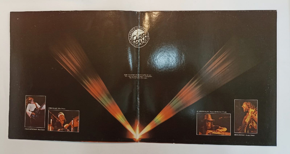 Винтажная виниловая пластинка Manfred Manns Earth Band Solar Fire (Germany 1978)