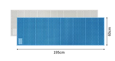 Коврик туристический Naturehike 195х60х1.8 см. IXPE, голубой