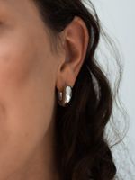 Серьги-хупы, как бублик 20 мм