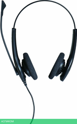 Гарнитура Jabra BIZ 1500 Duo QD черный (1519-0154)