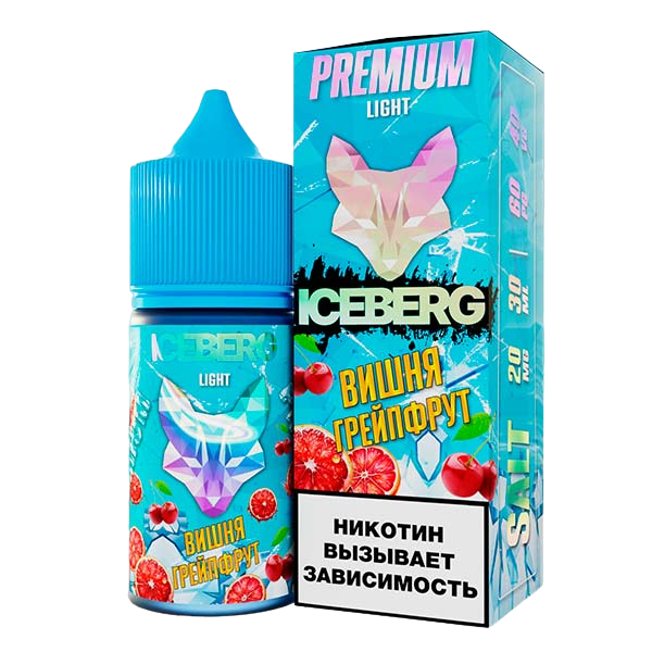 Купить Жидкость Iceberg Ice Legend Salt - Вишня Грейпфрут 30 мл