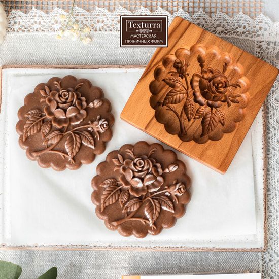 Пряничная форма Прованская роза