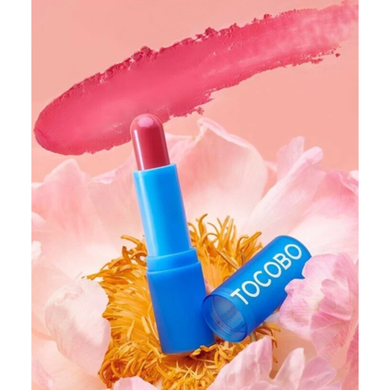 Tocobo Бальзам для губ увлажняющий оттеночный - Glass tinted lip balm 032 rose petal, 3.5г