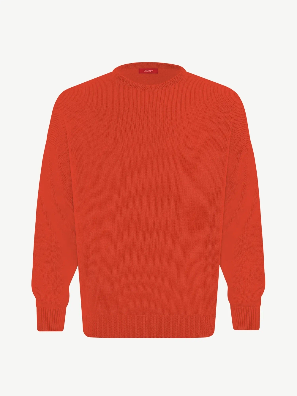 Джемпер оверсайз из хлопка