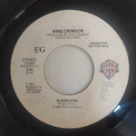 King Crimson - Sleepless (США 1984г.) 7", Single, Promo