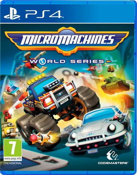 PS4 Micro Machines World Series (Б/У, Английская версия, CUSA-07400/CUSA-07480)