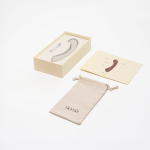 Серый вибростимулятор точки G Mirage - 17,8 см.