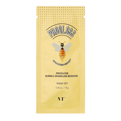 VT Cosmetics Progloss Bubble Sparkling Booster пузырьковая маска с прополисом и золотом