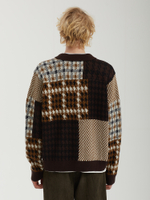 Мужской Кардиган Obey Patchwork