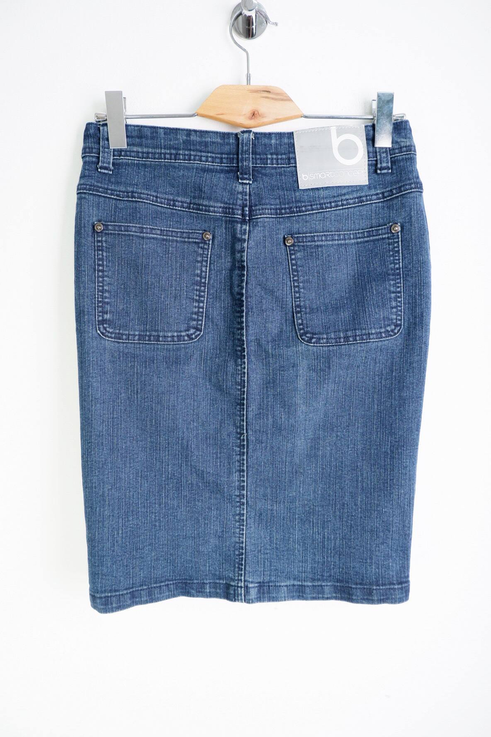 Юбка джинсовая прямая, визуально 44 размер