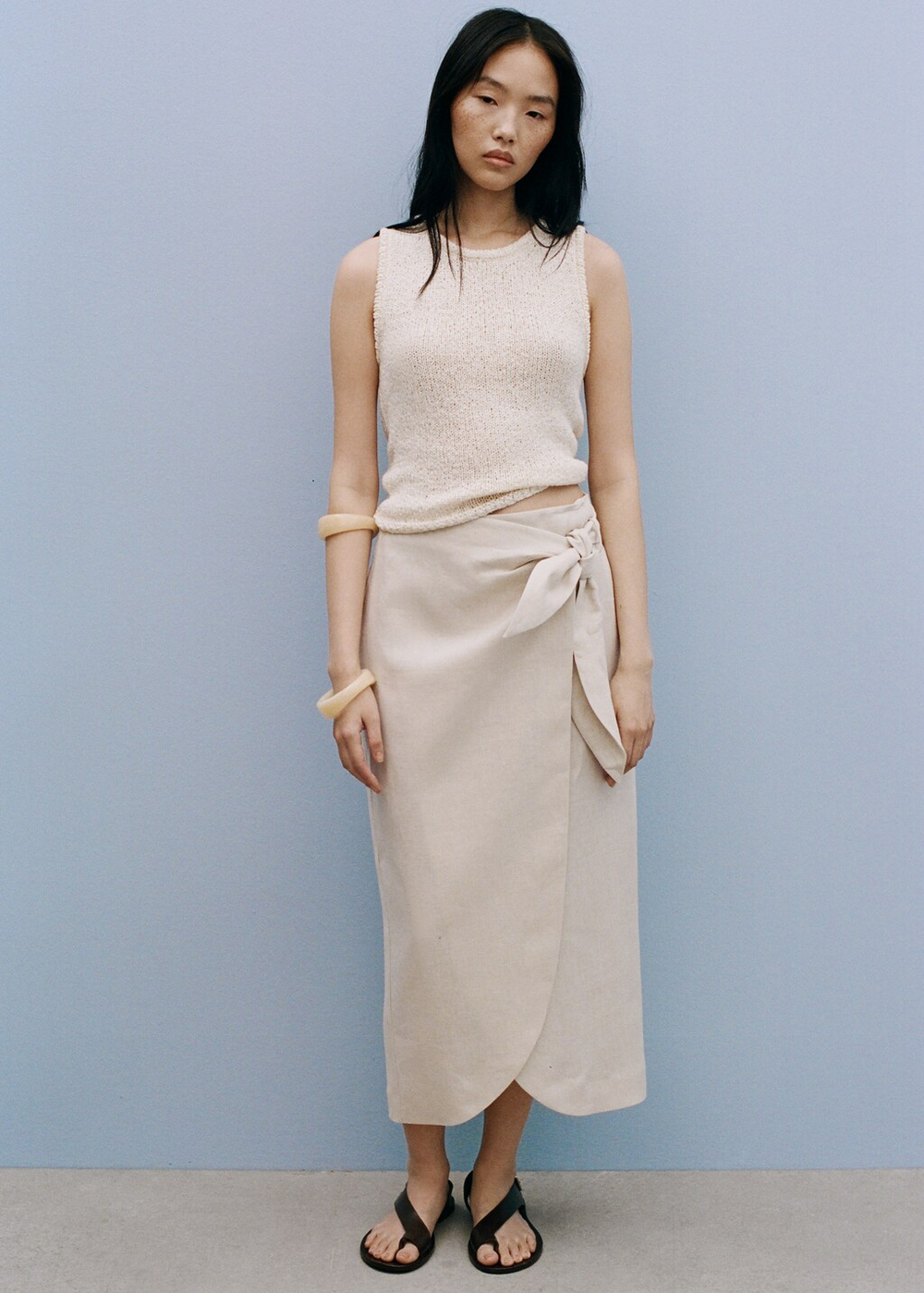 Юбка-парео изо льна