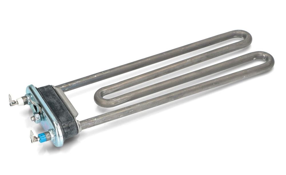 Тэн для стиральной машины Candy 41026962, Bosch 1950-2050W прямой 230-240мм с отв. под датчик +бортик