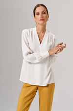 23160 Блузка женская (молочный)