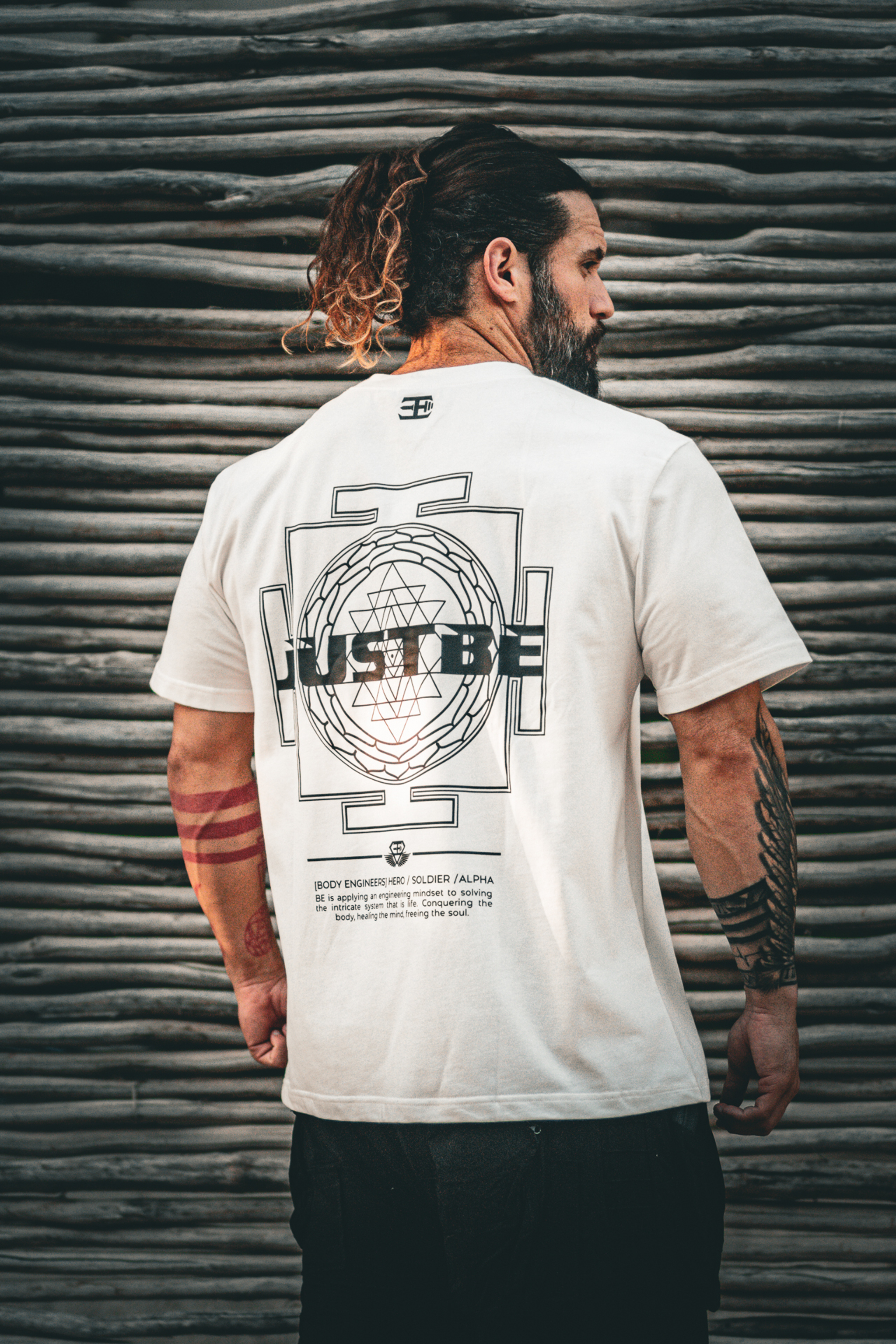 Футболка BODY ENGINEERS Just BE T Shirt White