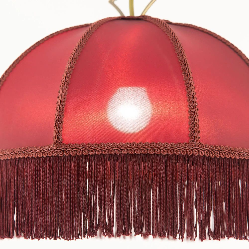 Citilux Базель CL407113 Подвесной светильник с красным абажуром