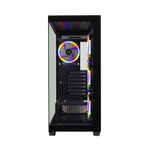 Корпус BaseTech eXtreme GFX-05, Без БП, EATX, чёрный, 4xRGB FAN, 2xUSB2, 1xUSB3, бок: закалённое стекло (BT-GFX-05-TG-4F-RGB)