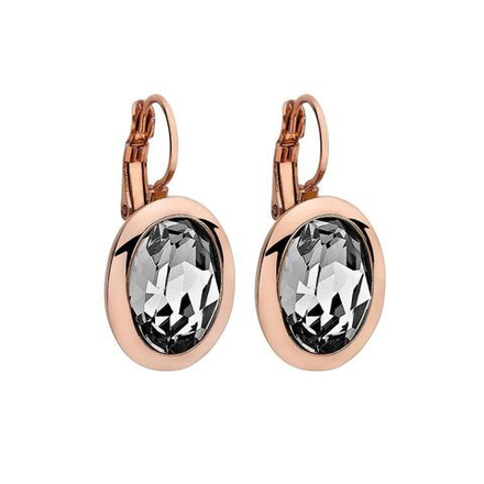 Серьги Qudo Tivola Crystal 303002 BW/RG