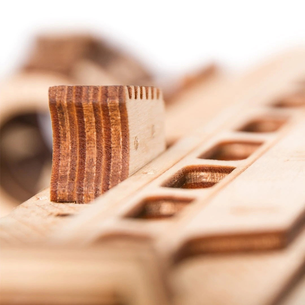 Штурмовая винтовка USG-2 от Wood Trick - деревянный конструктор, 3D пазл, Сборная механическая модель, стреляет пульками