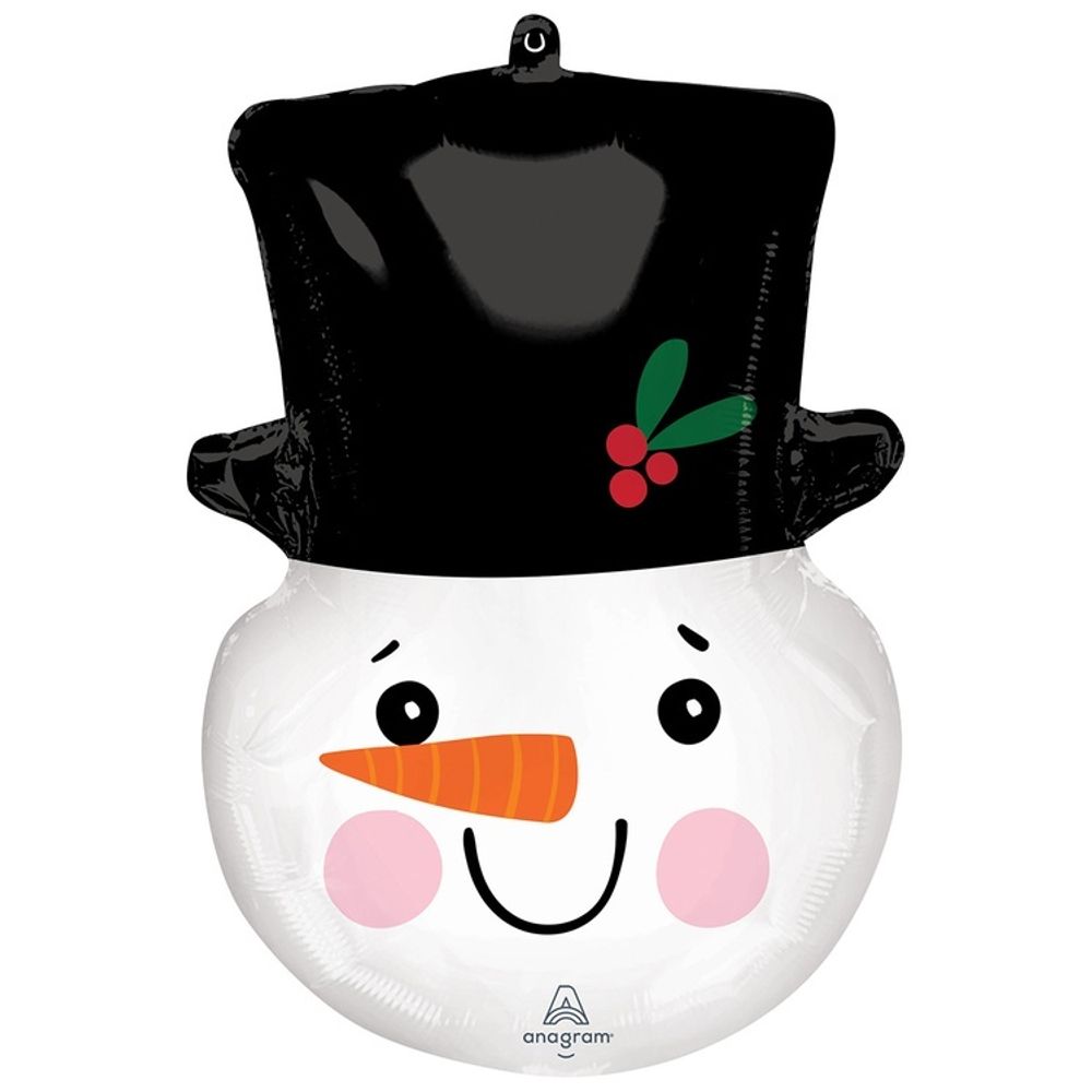 Фигура &quot;Голова снеговика в шляпе&quot;