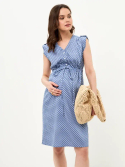 Платье-рубашка "Горсия" для беременных и кормящих мам