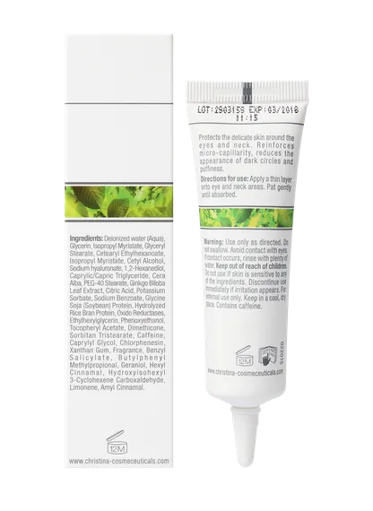 Осветляющий крем для кожи вокруг глаз и шеи