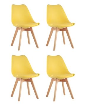 Стул FRANKFURT желтый 4 шт.