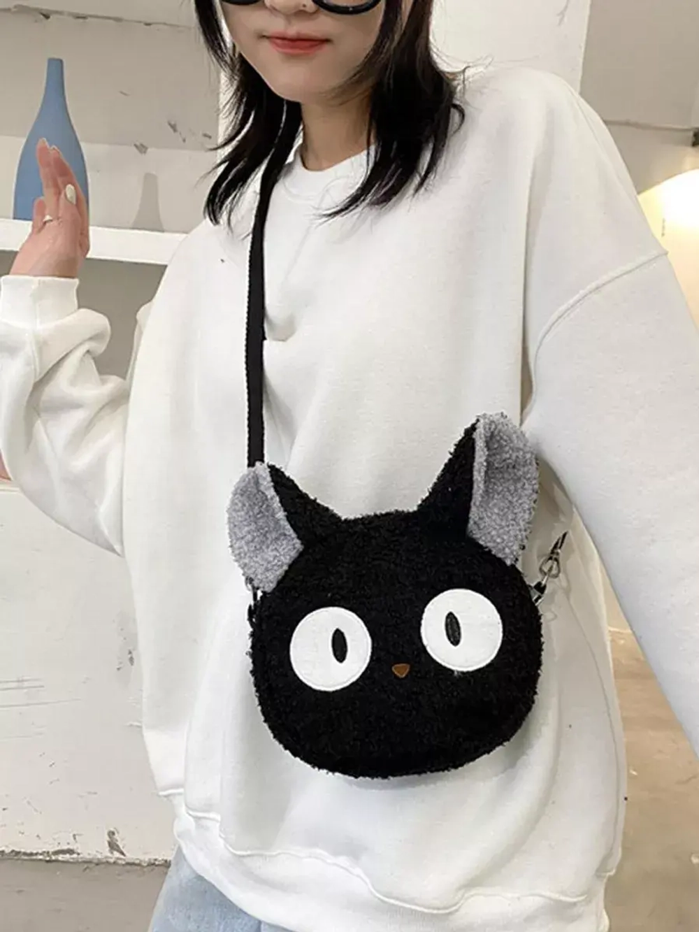 Сумка для девочки подростка через плечо сумочка игрушка кот