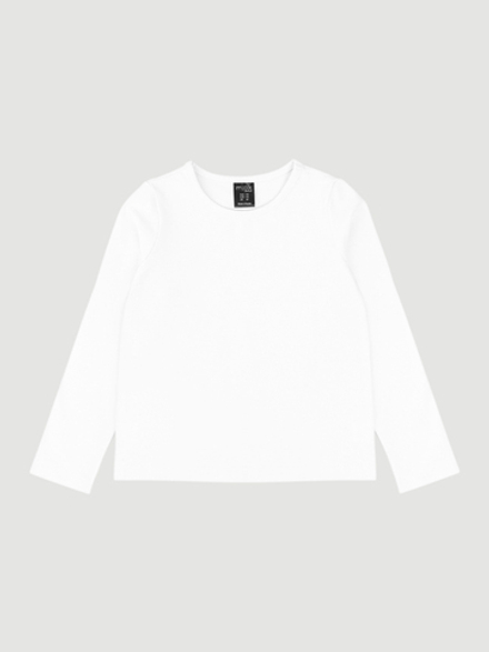 ПРЕДЗАКАЗ Лонгслив втачной рукав Mjölk Белый