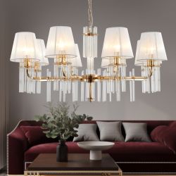 Люстра Rivoli Lilith 1039-308 8 х Е14 40 Вт хрусталь | Rivoli