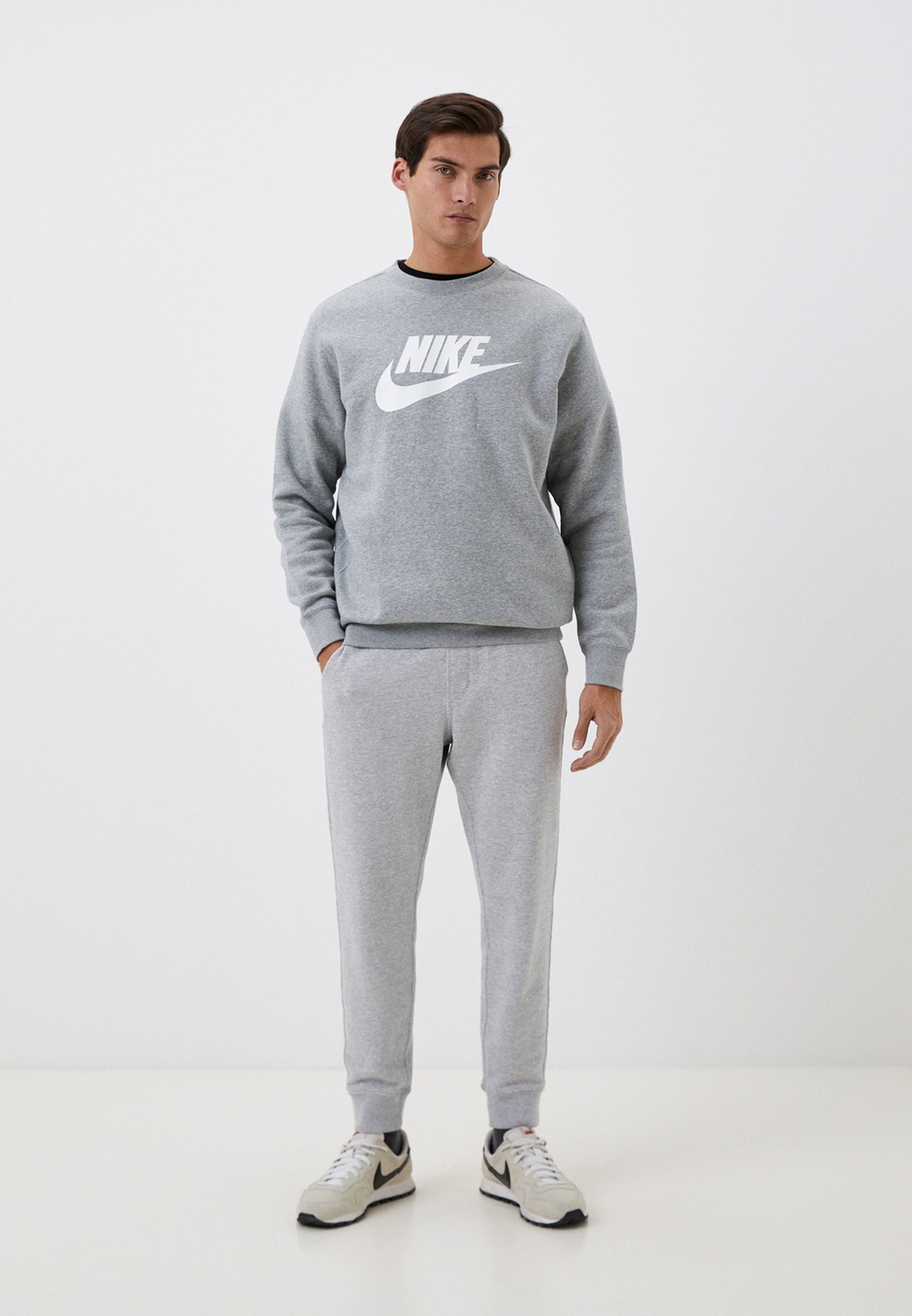 Толстовка мужская NIKE M NSW CLUB BB CREW GX