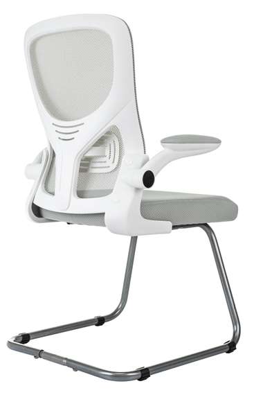 Кресло Бюрократ MC-W109 светло-серый TW-02 TW-20 полозья металл серебристый