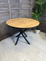 Кухонный круглый стол "Дуб Вотан"