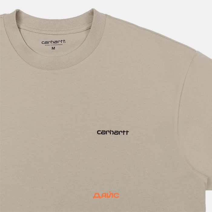 Футболка мужская Carhartt WIP Script Embroidery  артикул:I030435_wall - купить в магазине Дайс