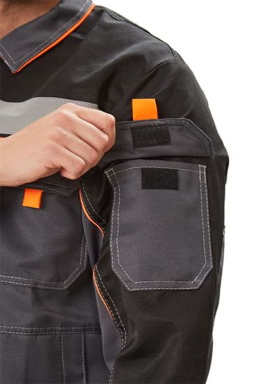 Костюм "Рольф" полукомбинезон (т.серый/черный)