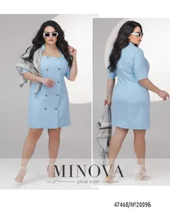 Платье 2009Б-голубой Minova