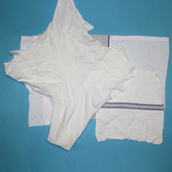 Ветошь хб, белая, размер 40*60см