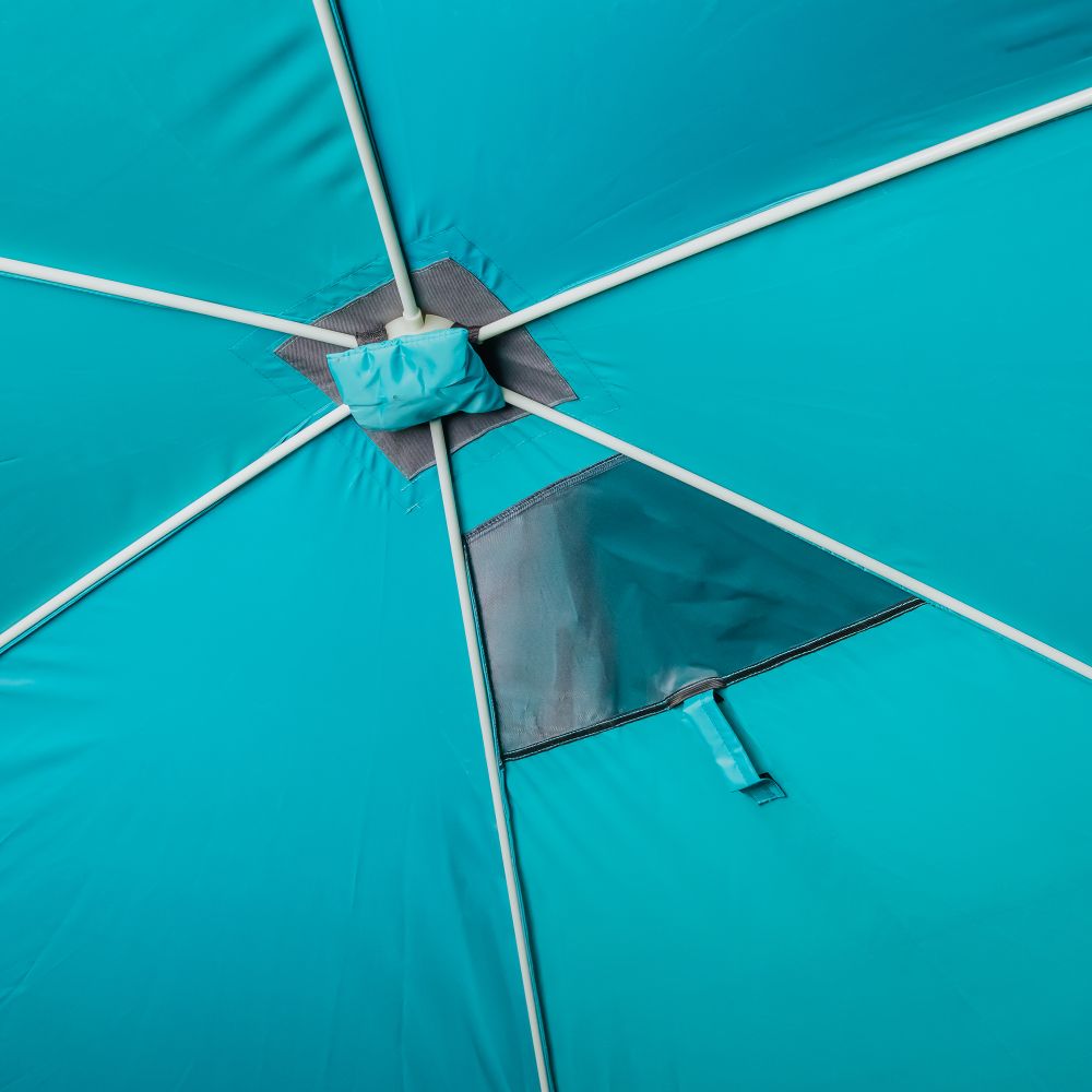 Шатер СЛЕДОПЫТ быстросборный, 2,1х2,1 м, h-2,05 м, S по полу 4,4 кв.м, цв. WATERFALL