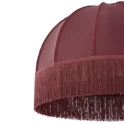 Citilux Базель CL407033 Подвесной светильник бронза с красным абажуром