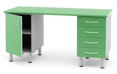 Стол рабочий с 2-мя тумбами БТ-СРт-150/60