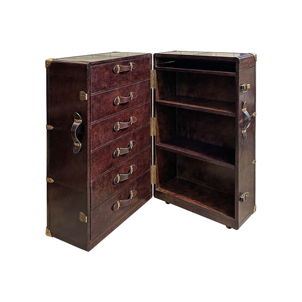 Комод коричневый