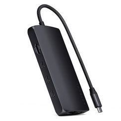Адаптер Satechi USB-C Multiport Adapter 8K Ethernet V3 (ST-P8KED) Midnight