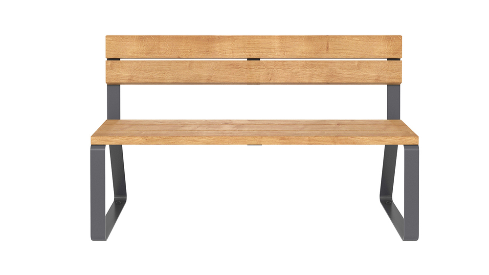 Скамья со спинкой SK00058