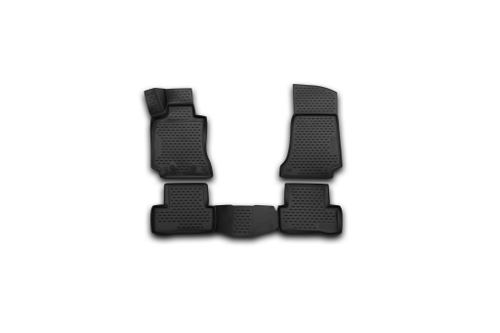 Коврики в салон для MERCEDES-BENZ С-Class W205, 2014-, седан, 4 шт. (полиуретан) NLC.3D.34.32.210K