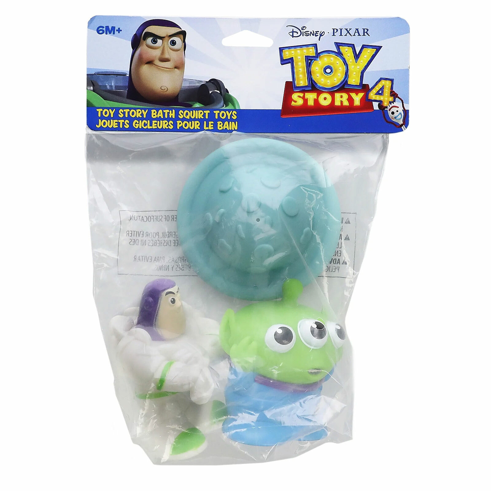 The First Years, Disney, Pixar, игрушки для сквирта для ванны, Toy Story, для детей от 6 месяцев, 3 шт.