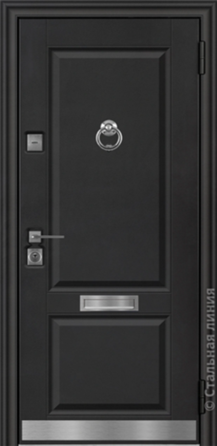 Дельфа (Черно-серый RAL 7021/Белый фарфор) Delfa