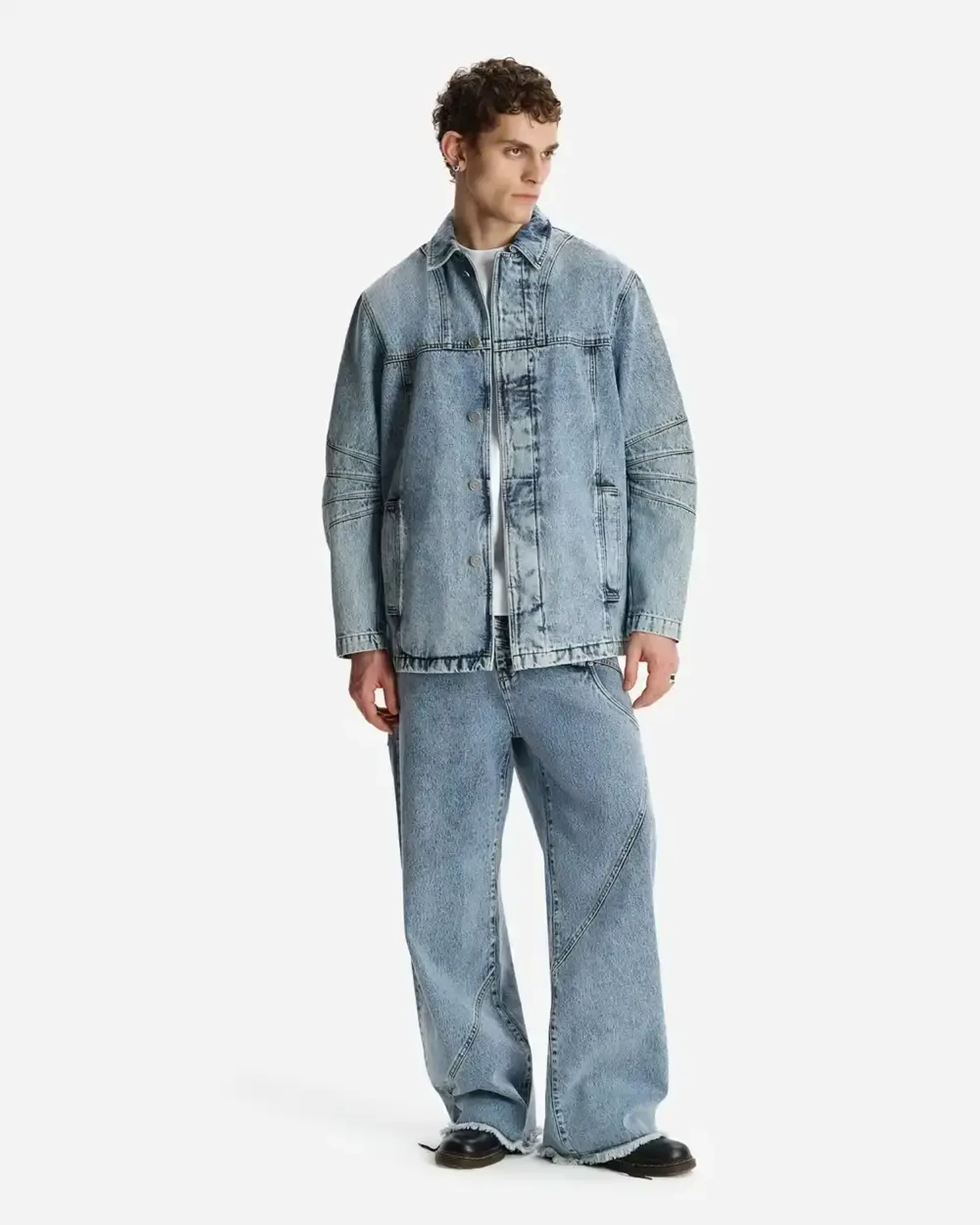 Куртка-рубашка из денима