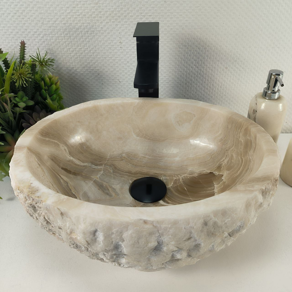 Раковина из оникса Erozy White EO-64239 42*33*15 0212