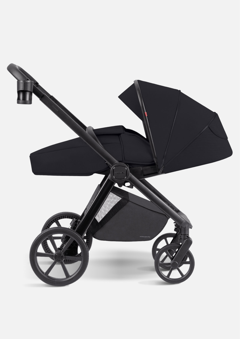 Carrello Коляска 2 в 1 Omega+ (Cosmo Black)